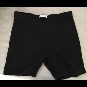 Black biker shorts